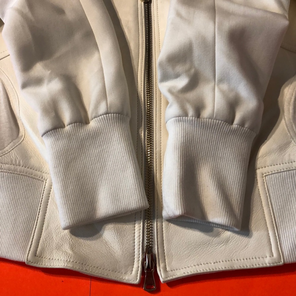 VERDAD Leather and Cotton Combined Jacket - Picture 7 of 13